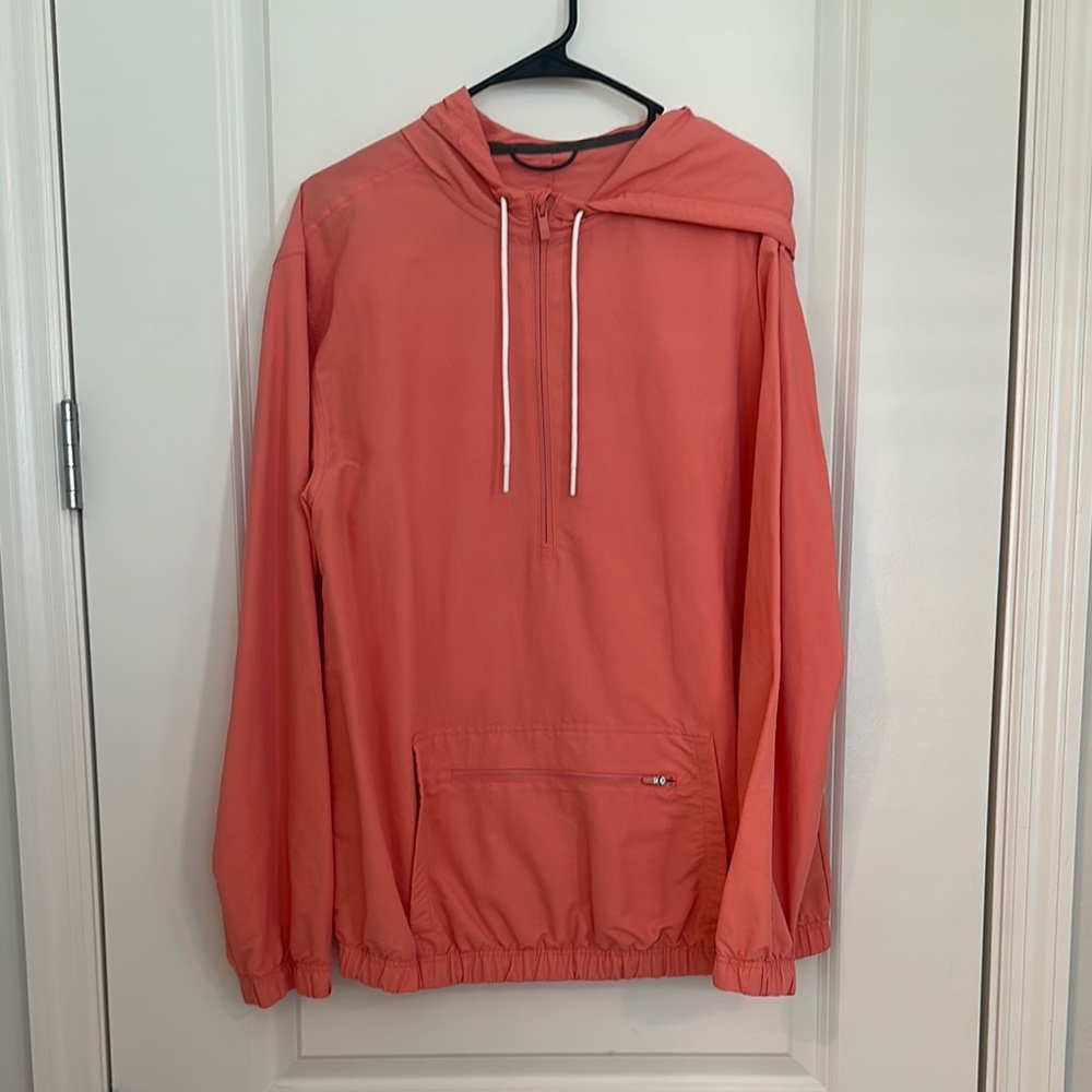 Coral Hooded Pullover